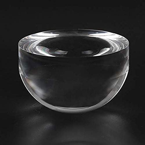 Miniatura 5 de BIJIA Lupa portátil de acrílico óptico de 2.5 pulgadas y 2.559 in para pisapapeles, ayuda de lectura extremadamente transparente, cúpula de lupa