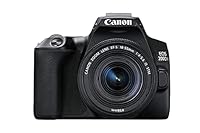 Canon DSLR EOS 200D Mark II, Black with EF 18-55mm Lens - AU version
