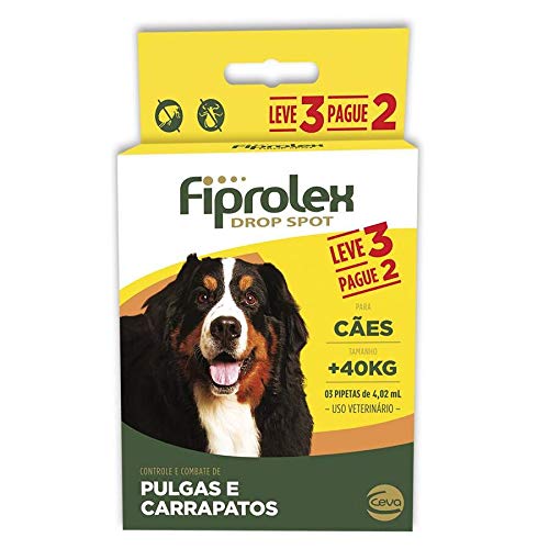 Antipulgas Fiprolex para Cães acima de 40kg - Leve 3 Pague 2