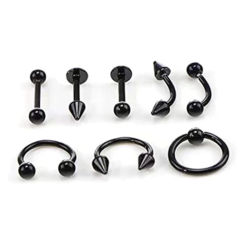 Krstudent Titanium Earrings Studs, Hypoallergenic Stud Earrings for Women Girls Men