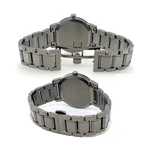 Swiss Rare Gunmetal Black Gray Date Dial 38Mm Unisex Men Women Stainless Steel Wrist Watch The City Bu9007 #TOP6