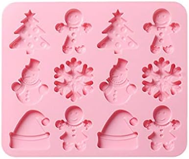 BIANHAO Snowflake Christmas Silicone Mold Fondant Cake Mold Baking Appliances 1PCS