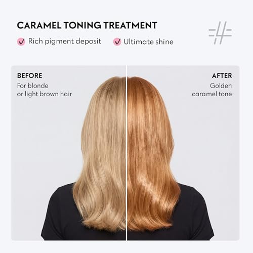 Image of FOUR REASONS Color Mask, Caramel (27 Colors) - Hair Gloss & Color Depositing Conditioner - Semi Permanent Hair Toner for Color-Treated Hair Color For Women - Vegan & Cruelty-Free - 6.76 fl oz