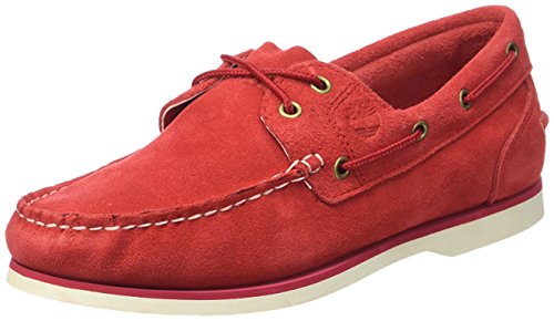 Timberland Ca1Hnw, Mocassino Vela Donna, Rosso, EU...