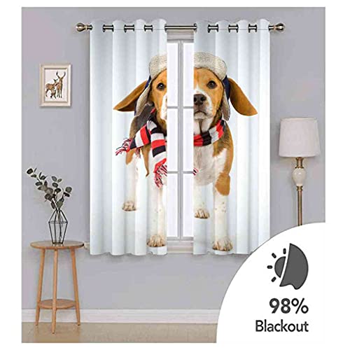 Rideaux salon d'enfants occultants en polyester dalmatien de qualité