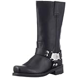  Harley Davidson D97386 IROQUOIS HI/BLACK INSIDE ZIP, Herren Stiefel, Schwarz (black), EU 40