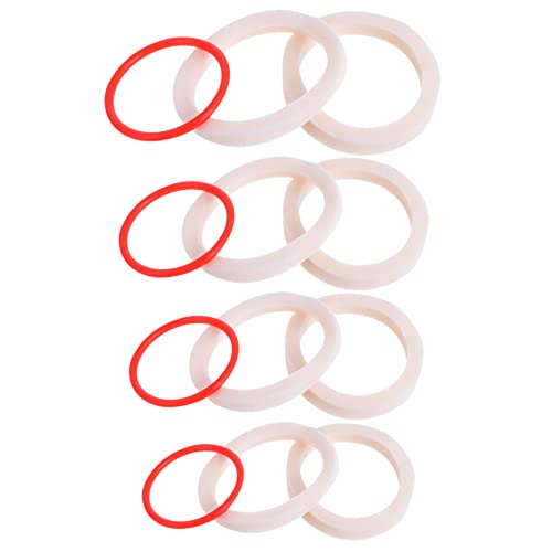 VANZACK 4sets Anelli in Spugna per Paraolio per Forcella Anteriore Accessori per Bicicletta Anelli in Spugna per Paraolio per Proteggere e Lubrificare