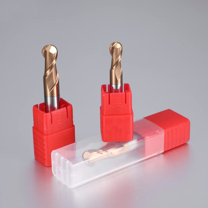 HANDERK Hrc70 Fresa A Naso A Sfera 2 Flauto In Carburo Solido Sfera - Foto 7