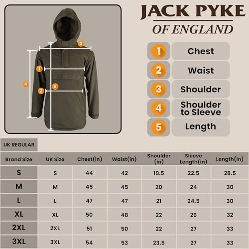 Smock Galbraith Jack Pyke Vert Mousse XL veste imperméable - 4