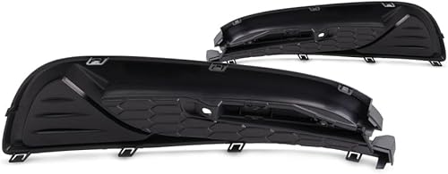 Miniatura 2 de Para Honda Civic - Cubierta de luz antiniebla 2013 2014 2015 para el lado del conductor y del pasajero  Negro texturizado  Sedán  HO1038113 +