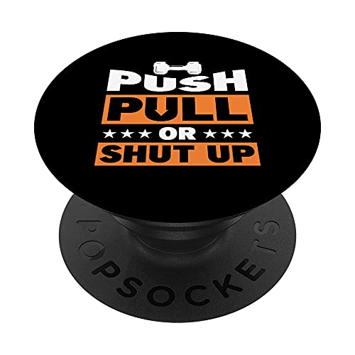 Push Pull Day Bodybuilding Gimnasio levantamiento de pesas PopSockets PopGrip Intercambiable