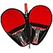 Ping Pong Paddle Set with Killer Spin + Case for Free - Professional Table Tennis Racket for Beginner and Advanced Players - Improve Your Ping Pong Skills with JT Ping Pong Paddle Set (Red)