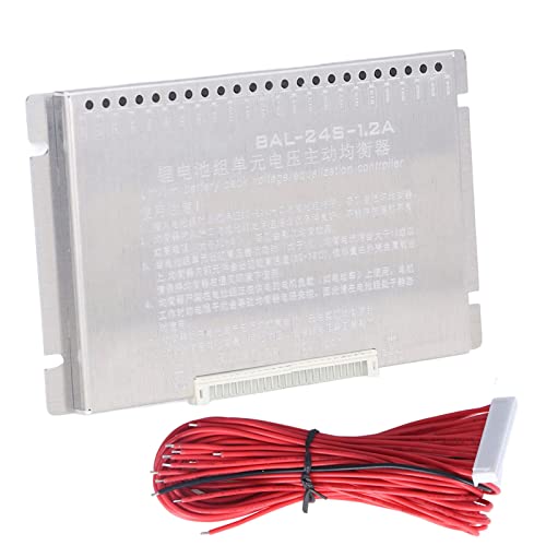 Ecualizador Activo para Baterías con Equilibrado Activo de Celdas, Corriente Máxima de 1,2 A para 2 a 24 Cadenas de Baterías LiFePO4, Carcasa de Aleación de Aluminio y Puertos de Entrada Doble miniatura 1