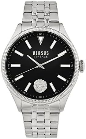 Versus Versace Colonne Collection Luxury Mens Watch Timepiece with a  Stainless Steel Bracelet Featuring a Metallic Case and Black Dial,  Stainless Steel, OS, Colonne : Buy Online at Best Price in KSA -