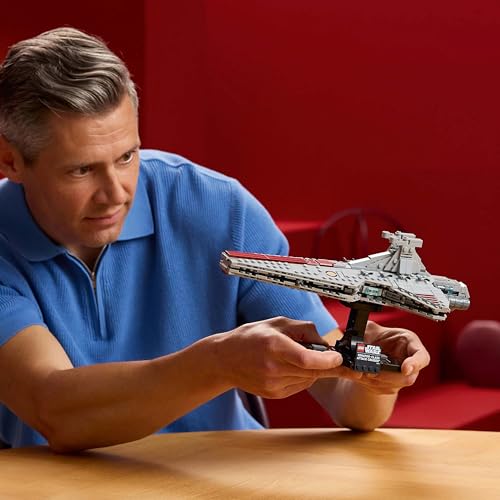 Image of LEGO Star Wars Venator-Class Attack Cruiser Starship Model Building Set for Adults - 75441