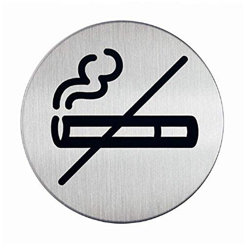 Durable - Placa Con Símbolo De &Quot;Prohibido Fumar&Quot; (83 Mm, 5 Unidades)