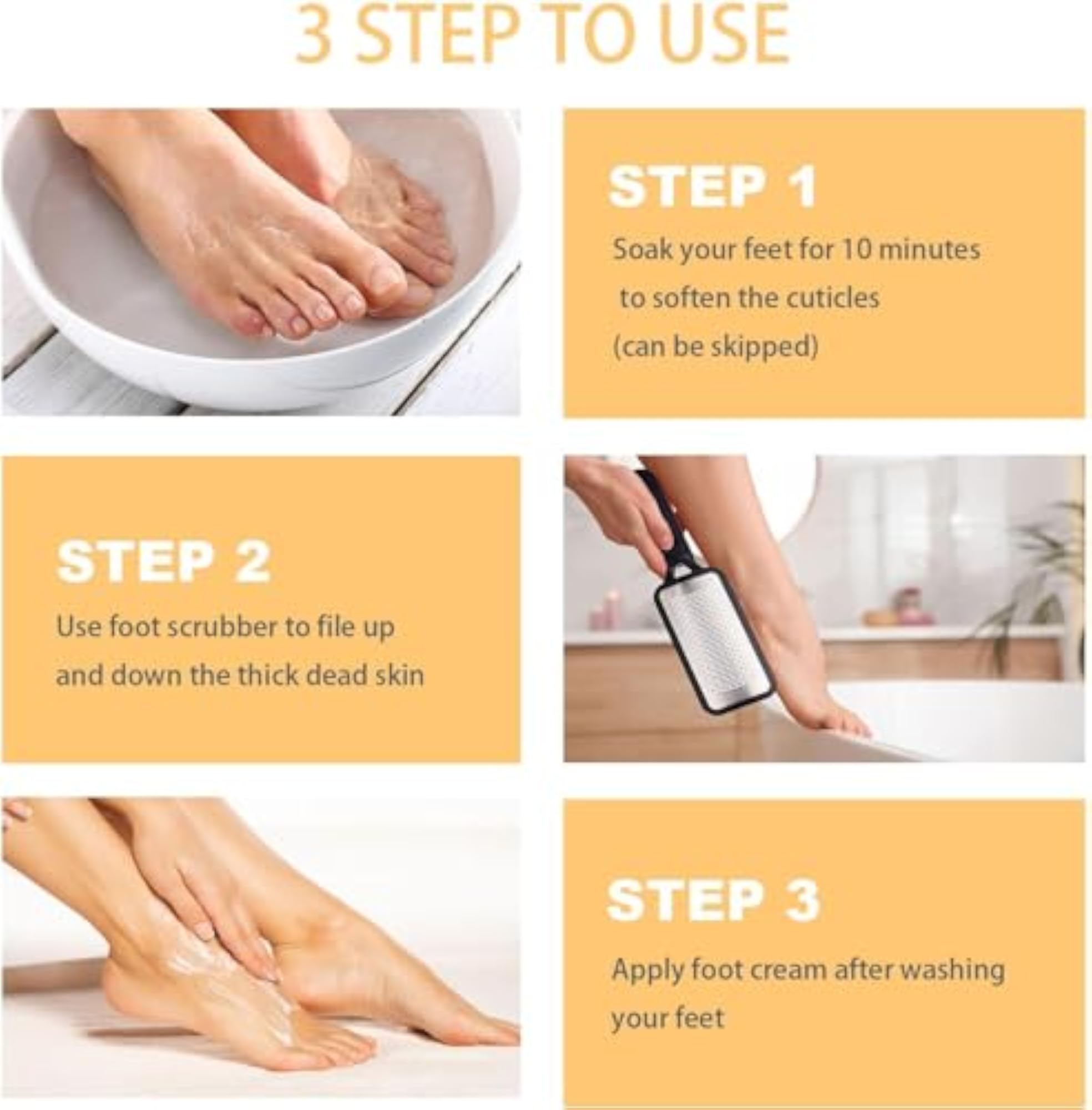 Professional Stainless Steel Foot Scrubber Rasp Scraper File