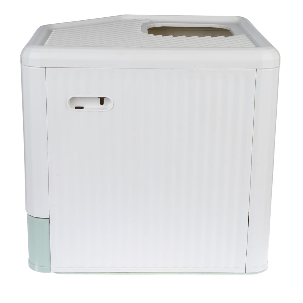 Inodoro Hop-In de plástico ecológico | con entrada superior y frontal | con bandeja inferior extraíble y rejilla | Dimensiones: 50,8 x 53 x 52 cm