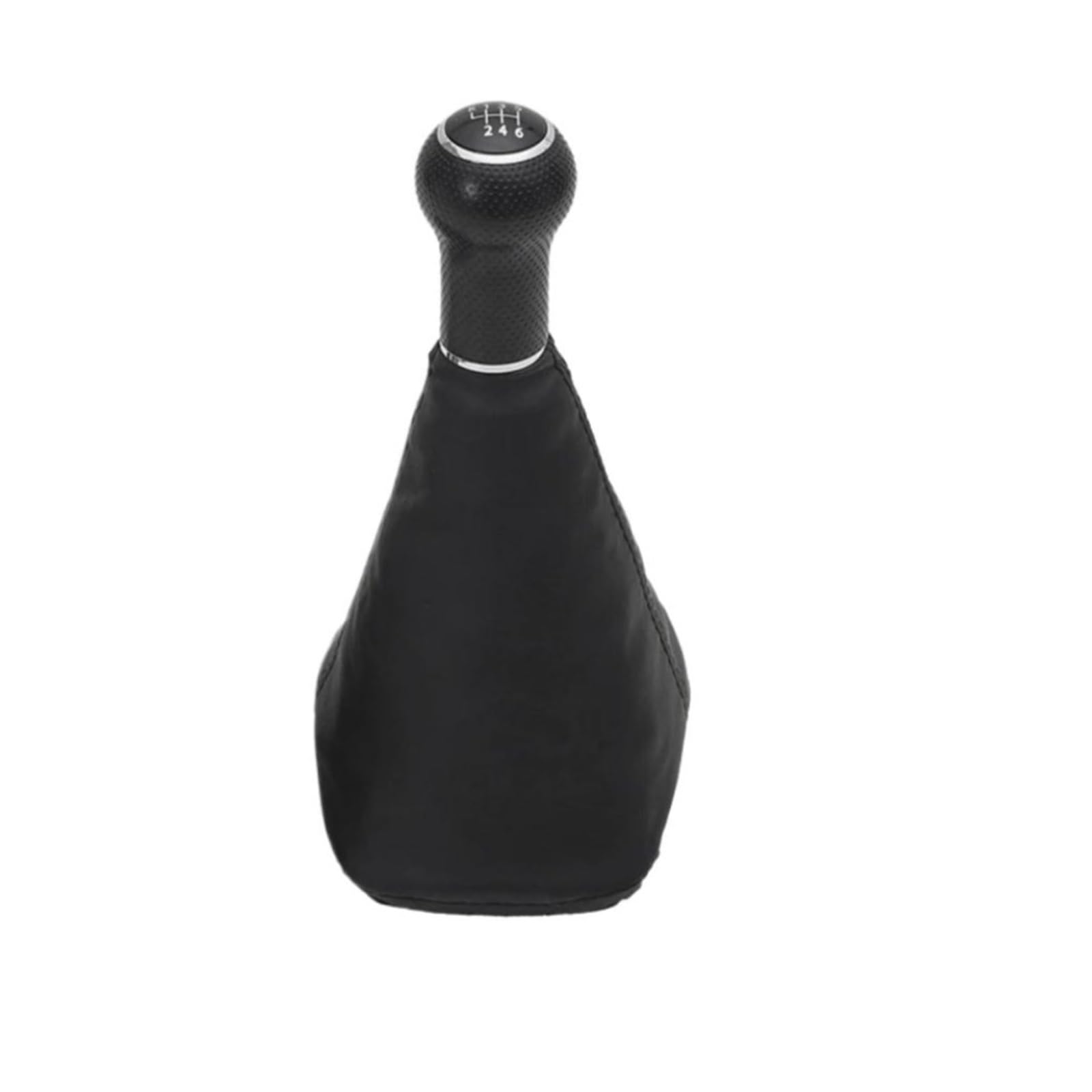 Jsyalmslw Black-12Mm-6Speed Shift Lever Knob For Vw For Golf For Bora 1998-2006 Pu Leather Upgrade