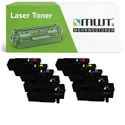 Toner Dell C1760 C1765 lot de 10 cartouches remplace 593-11143 CMYK XXL Mehrwegtoner