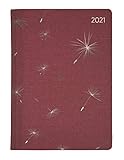glamour taschen  Ladytimer Glamour Blowballs 2021 - Taschen-Kalender A6 - Weekly - 192 Seiten - Metallicprägung Pusteblumen - Notiz-Buch - Alpha Edition
