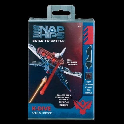 PlayMonster Snap Ships: K-Dive Ambush Drone Toy Building Sets