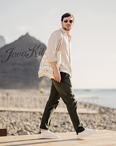 Image of JOVAKIT Men's Polarized Aviator Sunglasses Retro Military Style Pilot Sun Glasses Bayonet Temples UV400 Protection