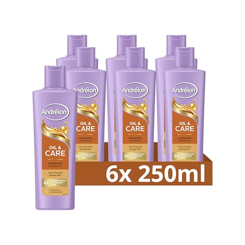 Andrélon Oil & Care Shampoo Arganolie & Sheaboter 6x250ml - View 1
