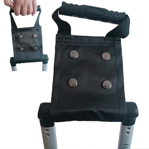 1Pcs Universal Luggage Handle Extender Durable Extension for Suitcase and Carry - On Comfortable Grip Design to Improve Travel Comfort Luggage Strong On Extender Carry-on Bag Add Extender(Black)