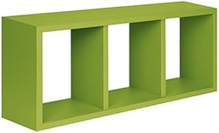 SANITEC Tristano Mensola, Legno, Verde, 15.5x70.0x30.0 cm