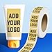 LabelsNstickers Custom Printed Standard Label Rolls - Rectangle - 2 x 3 - Gold Metallic Foil - 125 Labels/Roll