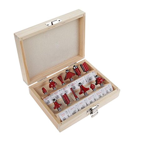 Generic Woodworking Router Bits Router Bit Set 12PCS 1/4