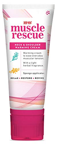 Deep Heat Muscle Rescue Crema calentadora para cuello y hombros, 50 g