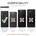 HOOMIL Case for Samsung Galaxy S21 FE (ONLY 6.4-Inch), Non-Yellowing, Drop Protection, Anti-Scratch Transparent Hard Back Phone Cover - Crystal Clear