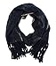 Produktbild Liebeskind Damen H7199300 wool scarf Schal, Blau (Mood Indigo 5801), One Size (Herstellergröße: N)