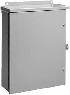 Hoffman A30R248HCR NEMA 3R Enclosure, Hinge Cover, Galvanized, Paint Finish, 30