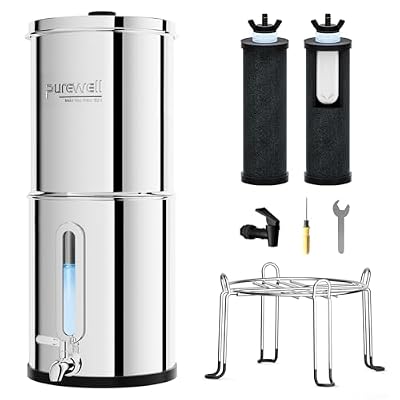 Purewell 1.0 Gallon Portable Gravity Water Filter Italia | Ubuy