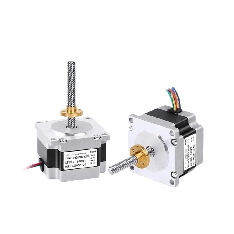 POWTAXBJGD NEMA23 Stepper Electronic Starter, Linear Electronic Starter 57 Electronic Starter, T8 Screw 100mm 200mm 3D Printer Special(T8-12 L 200mm)