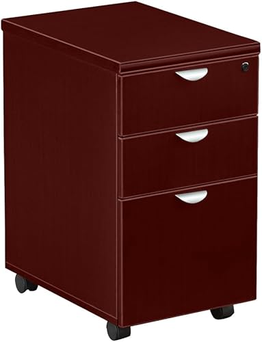 Miniatura 6 de NBF Signature Series Archivador de oficina móvil moderno de caoba de 16 pulgadas de ancho x 22 pulgadas de profundidad x 28 pulgadas de alto,