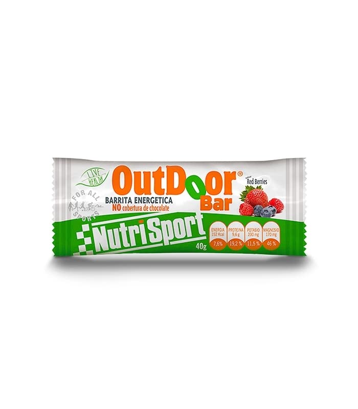 Nutrisport - Snack Outdoor Bar, Color Red Berries