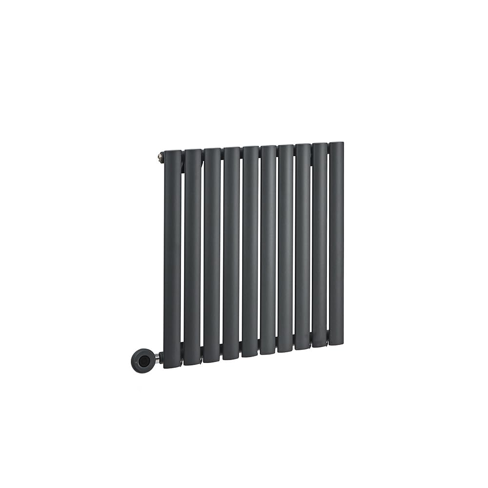 Milano Anthracite Aruba 600W Horizontal Single Panel Wifi Electric Radiator Uk Plug - 635 X 590Mm
