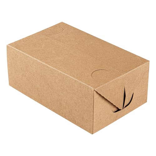 Restaurantware RWA1350K-100 Bio Tek 47 Ounce To Go Boxes, 100 Rectangle Take Out Food Containers cover