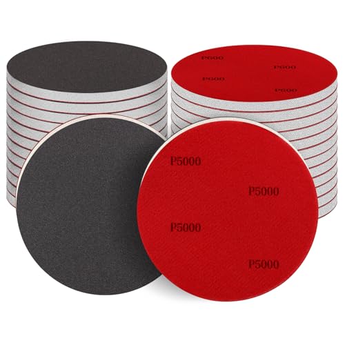 ASBEFORE 13 PCS Bowling Sanding Pads 400-5000 Grit - 11 Precision Grits with Extra 3000/4000 - Flexible Sponge Sanding Blocks for Ball Surface Maintenance & Lane Conditioning