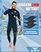 Seaskin Wetsuits for Mens 2mm Front Zip Full Body Diving Suits