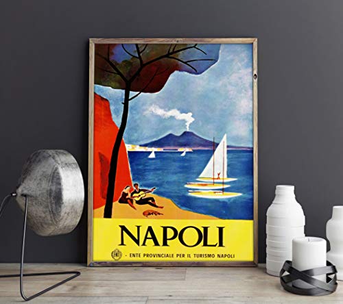 Napoli Italia Napoli Stampa Italia Poster Italiana...