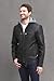 Levi's Men's Faux Leather Hooded Racer Jacket, Black Modern Lamb, XX-Large