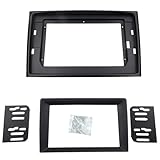DKMUS Double Din and 10.1 Inches Radio Dash Kit Compatible with Volvo XC90 2003-2014 Stereo Installation Mount Trim Bezel