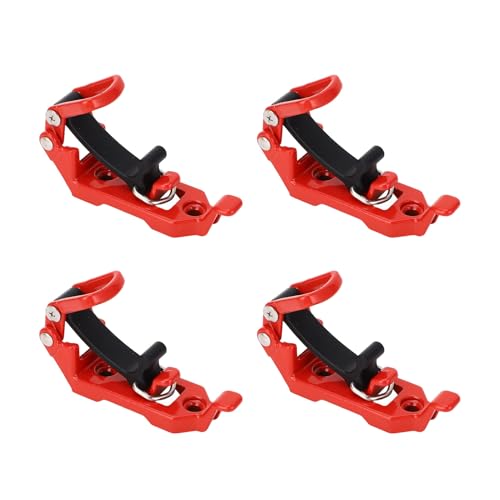 Supports de pelle toit avec support serrage métal robuste rouge - 3
