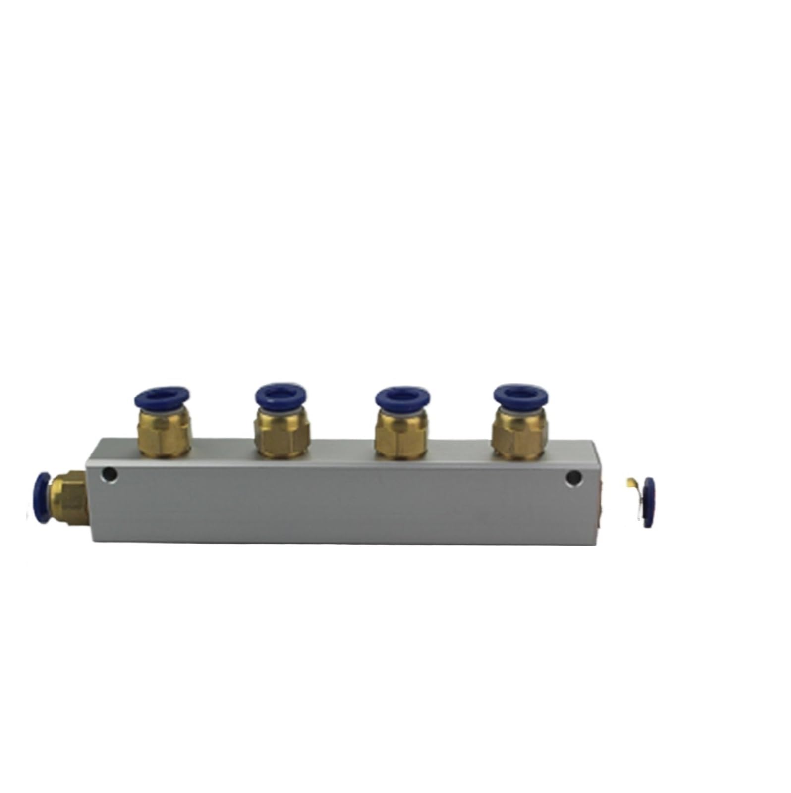 AARTERZZA Push Fit 8mm 4 Way 6 Port Pneumatic Quick Connector Air Compressor Fitting Manifold Splitter