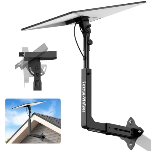 Futrue-Wolker Starlink Mount for Standard 4X/Standard 4/Gen 3 Angle-Adjustable Starlink Gen 3 Mount Starlink Wall Mount 4/4X with Retractable Arm Rustproof Starlink V4 Bracket(Patent Registered)